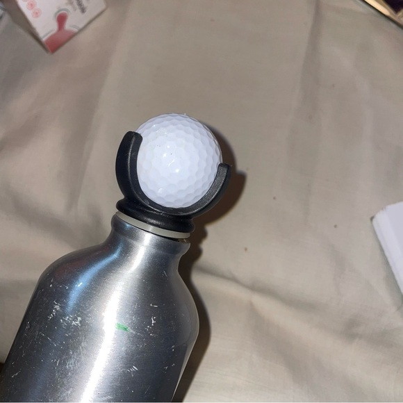 Silver Golf-Themed Water Bottle - Picture 2 of 3